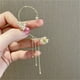 thumbnail image 5 of Pendientes para mujer, regalos para mujer, borlas, flores, pendientes colgantes, moda francesa, sin perforaciones, pendientes, clips para las orejas, pendientes, cosa, 5 of 5