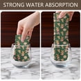 thumbnail image 6 of 6 Pcs Funny Kitchen Towels,Green Christmas Gingerbread and Tree Pattern Microfiber Dish Towels,Kitchen Tea Towels,Kitchen Towel Set (18" X 26"), 6 of 7