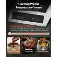 thumbnail image 3 of VEVOR Portable Commercial Induction Cooktop 3500W Countertop Burner 11 Temp Levels, 3 of 9