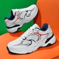 thumbnail image 2 of Trendy Casual Sneakers for Men, summer breathable mesh athletic shoes, sweat wicking fabric, shockproof insole, durable non slip sole for hot weather daily outdoor activities, 2 of 7