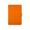 Speck StyleFolio - Flip cover for tablet - vegan leather - poppy red, nickel gray, marmalade orange - for Apple iPad mini (1st generation); iPad mini 2 (2nd generation); 3 (3rd generation)