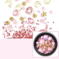 thumbnail image 3 of Steep Discounts,Star And Shape Jewelry Set Copper Round Sequins Nail Rhinestones,PENDANE,Multicolor, 3 of 9