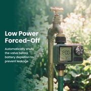 Soildrops Single Outlet Programmable Sprinkler and Watering Controller Timer with LCD Rain Delay