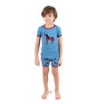 thumbnail image 1 of Shorts Pyjamas pour Enfants Ensemble 2 Pcs 100 % Coton (Unicorn, Taille 4 Tout-Petit), 1 of 1