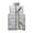 White, variant on qolati Men's Puffer Vest Jacket Fashion Sleeveless Fleece Lined Winter Outdoor Zipper Jackets Loose Warm Cotton Padded Outdoor Outwear
