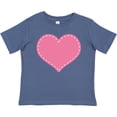 thumbnail image 3 of Inktastic Pink Heart (Stitch Border) Girls Baby T-Shirt, 3 of 5