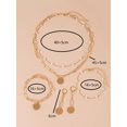 thumbnail image 3 of 5pcs Disc Decor Jewelry Set, 3 of 4