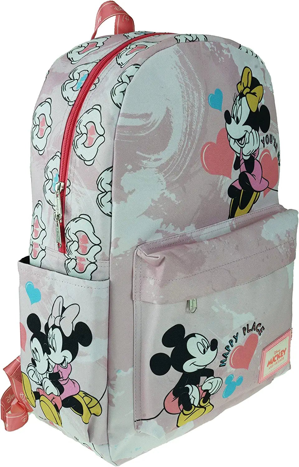 Disney Minnie Mouse Backpack 17" with Laptop Compartment for School, Travel, and Work - image 2 of 7