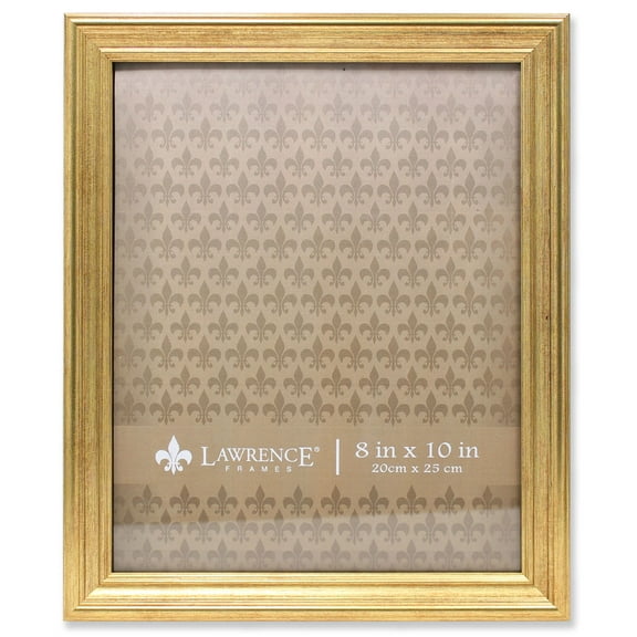 Lawrence Frames Sutter Burnished Gold Picture Frame, Multiple Sizes