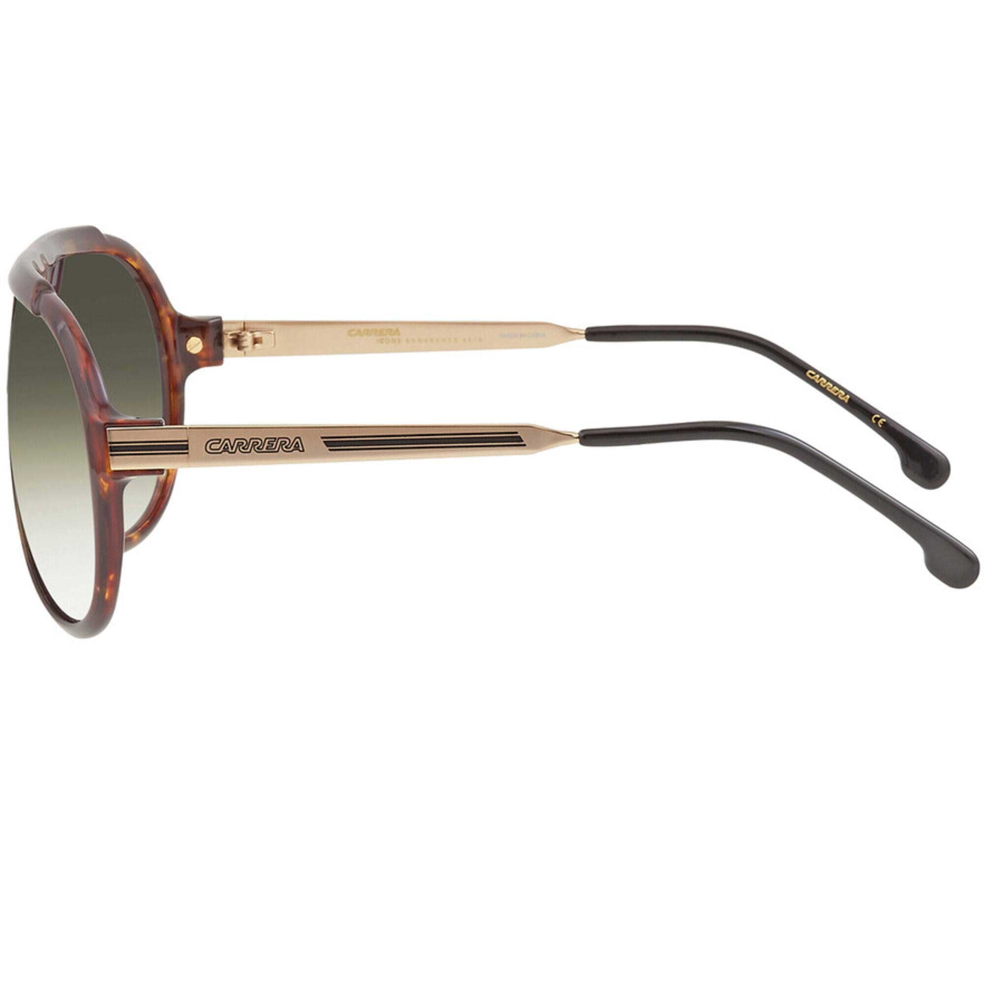 NWT Carrera CHAMPION65 Gold B Aviator 62mm Sunglasses Carrera CA Champion65/N Plastic Unisex Aviator Sunglasses  main image 3