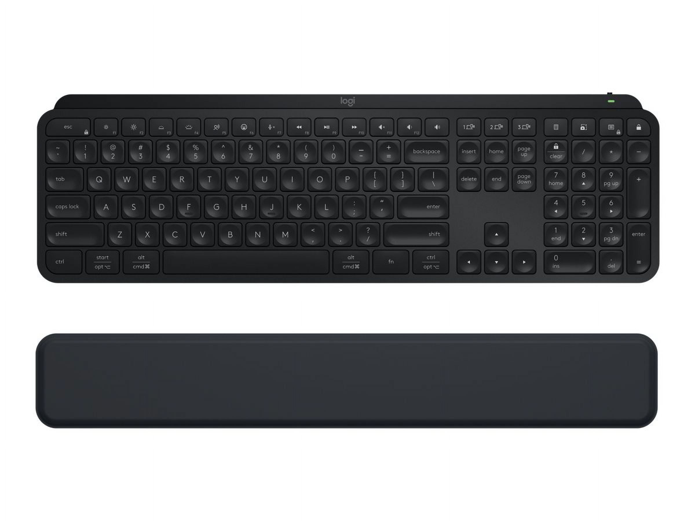 Logitech MX Keys S Combo, Black - Keyboard and mouse set - backlit