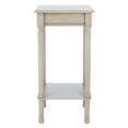 thumbnail image 2 of SAFAVIEH Tinsley Solid Rustic Square Accent Table, Greige, 2 of 7