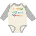 thumbnail image 3 of Inktastic Mimi and Gramps Love Me Boys or Girls Long Sleeve Baby Bodysuit, 3 of 5