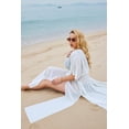 thumbnail image 6 of Zeagoo Womens Plus Size Swimsuit Cover Up Deep V Neck Bathing Suit Swimwear Bikini Coverup Long Split Kaftan Kimono Dress, 6 of 6