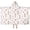 Princess and Ballerina, variant on Princess and Fairy Pink Pattern Teens Hooded Bath Towel Wrap for Ages 3 To 12,Quick Dry Lightweight Soft Microfiber Bath Beach Pool,50"x30"
