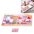 thumbnail image 3 of 12pcs Noël Santa Claus Maison Napperon PVC Napperons Table Napperon (Style D), 3 of 7