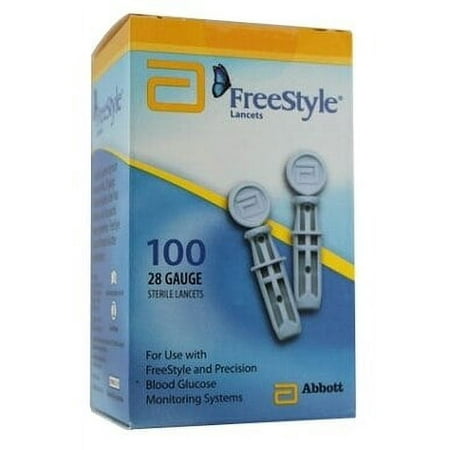 ABBOTT FreeStyle Sterile Lancets 100 Ct [2 pack] For GLucose Care