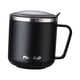 thumbnail image 5 of Tazas de café de acero inoxidable 304 con aislamiento térmico de doble capa Negro, 5 of 9