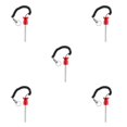 thumbnail image 3 of Maytalsory Magnetic Weight Stack Pin with Pull Parts Rope Replacement Red 10x105mm 5Set, 3 of 6