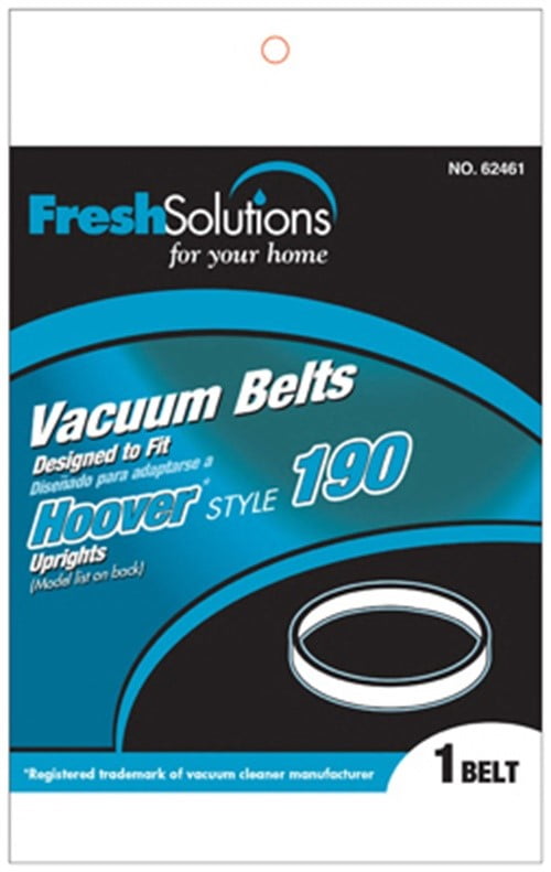 Details about   Fresh Solutions Vacuum Belt Style 190 Hoover Uprights Agitator Belt # 70582 