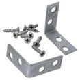 thumbnail image 1 of Hardware Essentials 1 1/2" Galvanized Corner Brace, 1 of 2
