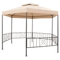 thumbnail image 2 of vidaXL Gazebo Outdoor Canopy Tent Patio Pavilion Wedding Party Tent Sunshade, 2 of 23