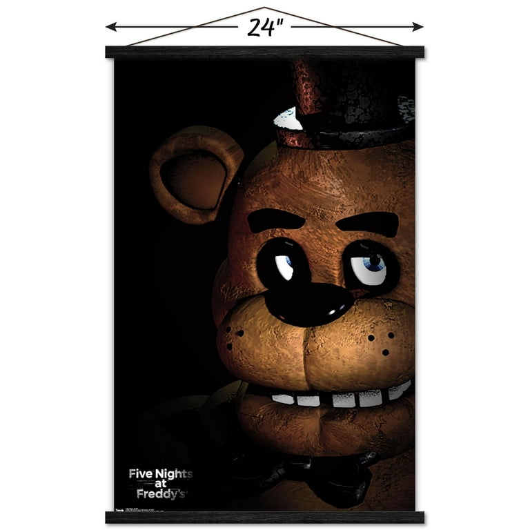 Five Nights at Freddy's - Freddy Wall Poster with Magnetic Frame
