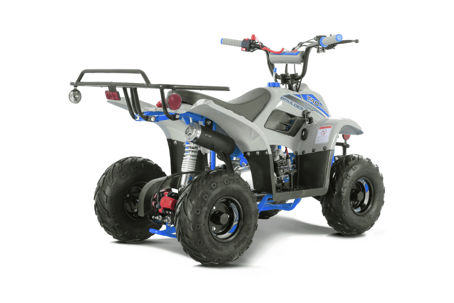  Quad de gasolina ATA-110D de TaoTao, 110 cc, para niños,  Burgundy : Automotriz