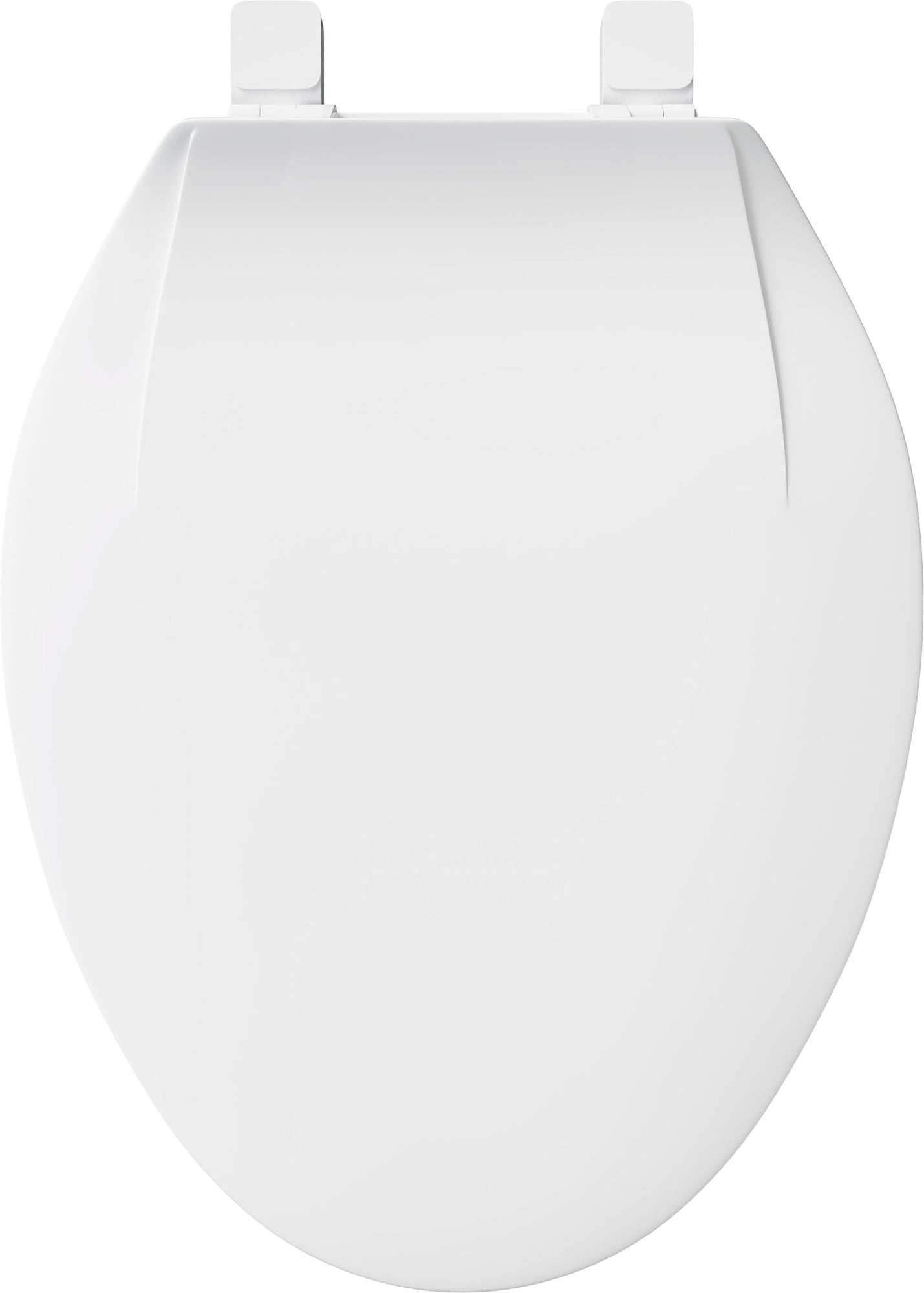Elongated Closed Front Plastic Toilet Seat with Cover in Buiscuit