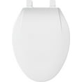 thumbnail image 4 of Proflo Pftse2000 Elongated Closed-Front Toilet Seat And Lid - White, 4 of 7