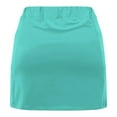thumbnail image 4 of ZACPNCV Girl's Skorts Tummy Control Skorts Dressy Casual High Waist Athletic Shorts Skirts Sky Blue 10-11 Years, 4 of 7