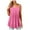 Pink tank tops for Women, variant on HAPIMO Women's Summer Tank Tops V-Neck Blouse Basic Tunic Camisole Solid Color Print Tops Sleeveless Shirts for Girls Pleat Flowy Swing Camis Vest Discount Hot Pink XXXXL