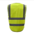 thumbnail image 3 of GOGO 10 Packs 9 Pockets High Visibility Zipper Front Safety Vest With Reflective Strips-Yellow/Blue-XL, 3 of 7
