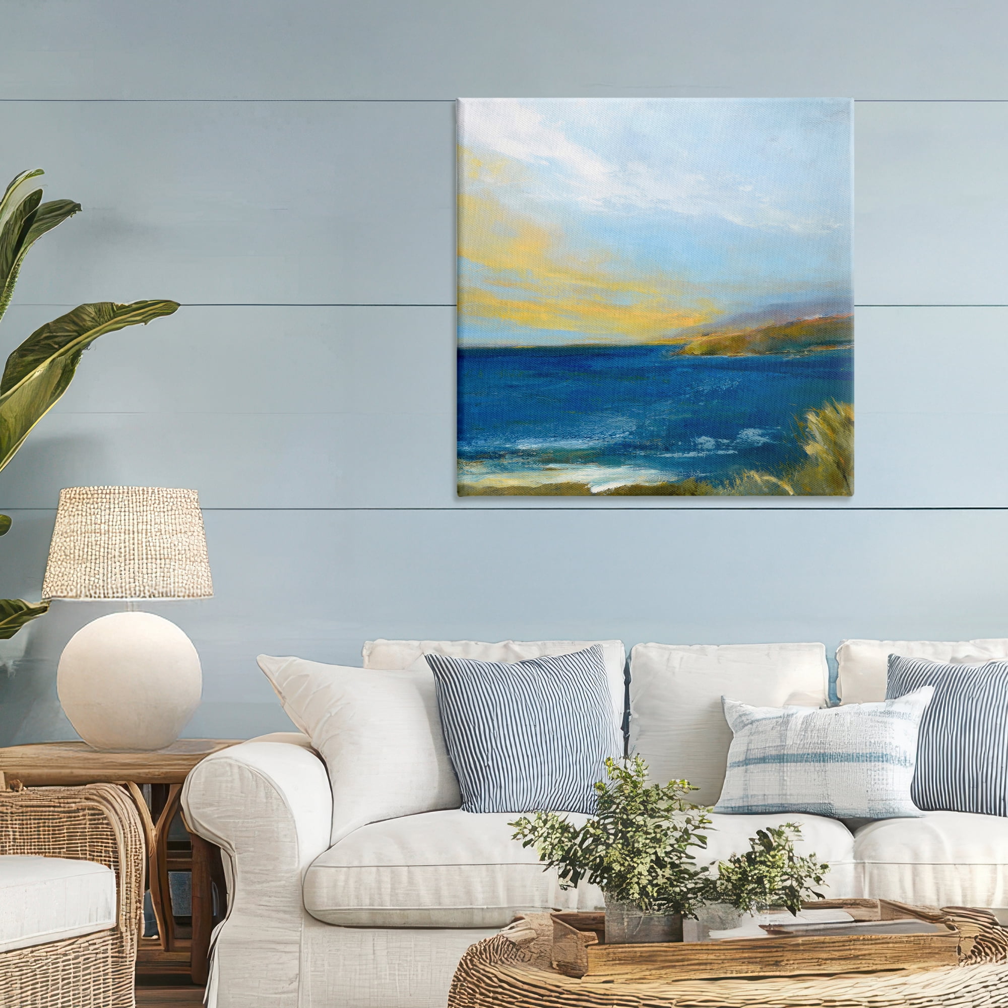 Stupell Industries Vibrant Ocean Light at Dusk Canvas Wall Art, design by Patrick Dennis
