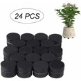 thumbnail image 1 of Juego de 24 pies invisibles para macetas - Pies de goma negros para cultivar plantas - Almohadilla autoadhesiva para macetas medianas y grandes - Elevador de plantas para exteriores e interiores, 1 of 5