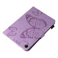 thumbnail image 6 of Dteck Smart Case for iPad mini (A17 Pro) 8.3 inch 2024 / iPad mini 6th Gen,Magnetic Butterly Pattern PU Leather Card Holder Wallet Kickstand Hybrid Protective Cover for iPad mini 6/mini 7,Purple, 6 of 6