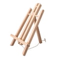 thumbnail image 3 of Mini caballete de madera de escritorio para niños, pequeño caballete plegable para óleo, caballete de mesa, trípode, 3 of 5