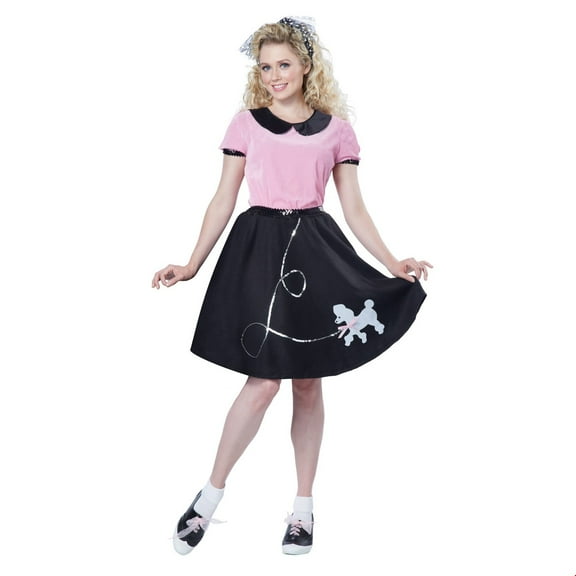50s Hop with Poodle Skirt Adult Halloween Costume