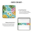 thumbnail image 5 of Kdxio Cute Pineapples Print Tissue Box Cover,Square Decorative PU Leather Facial Paper Case Organizer Holder Dispenser for Bathroom,Night Stands,Desk,Car 5.2''X5.2''X5.2'', 5 of 8