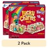 (2 pack) Lucky Charms Cereal Treat Bars, Snack Bars, 8 Count, 6.8 oz