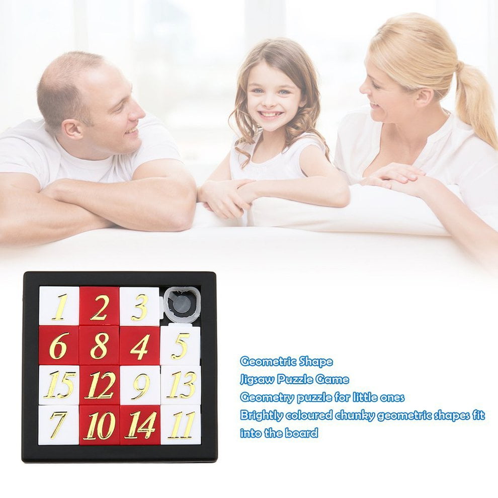 Early Educational Toy Developing Jigsaw Digital Number 1-15 Puzzle Game Toys #