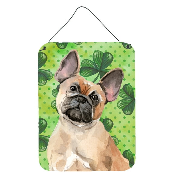 Fawn French Bulldog St. Patricks Wall or Door Hanging Prints