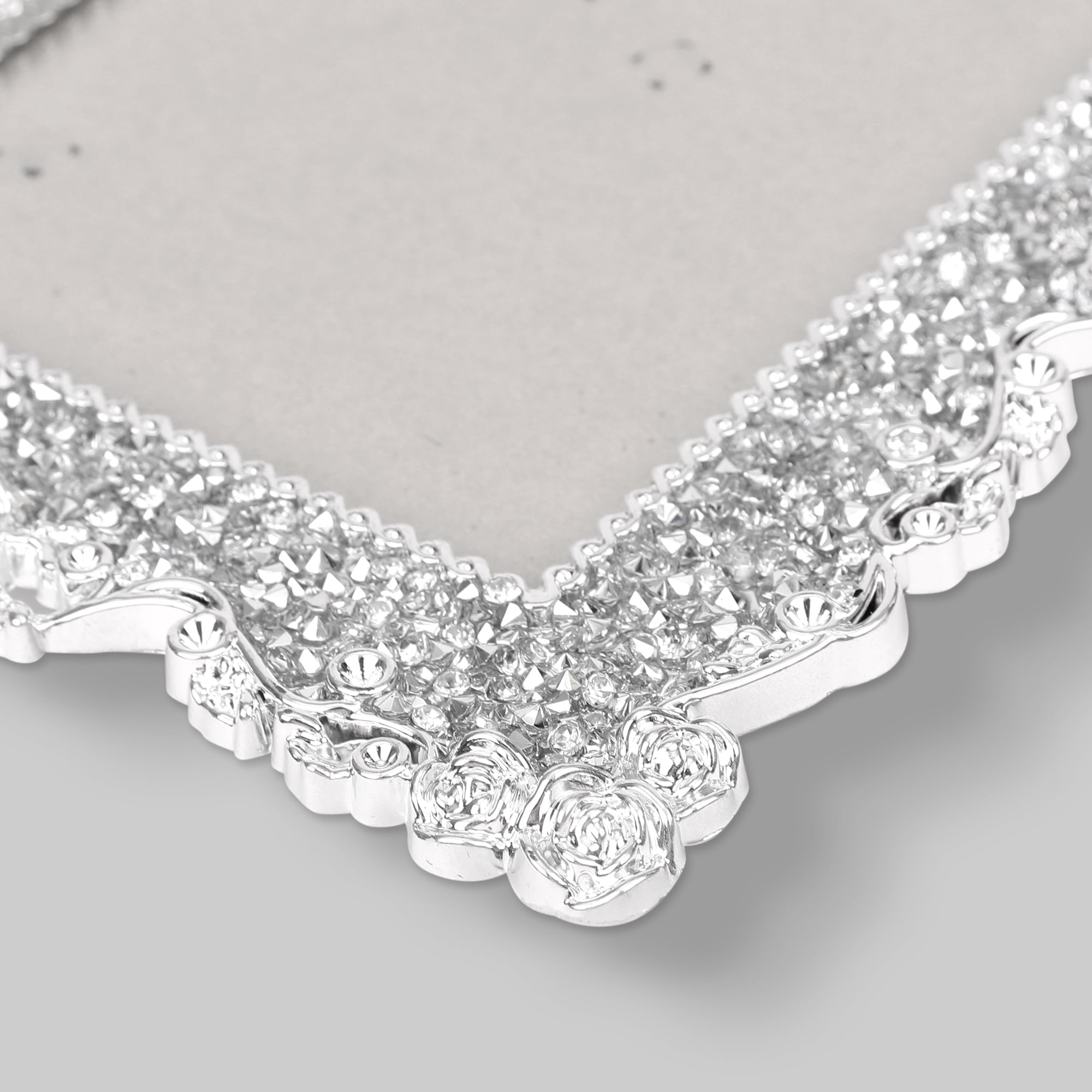 Unique Bargains Plated Picture Frame with Crystal Photo Frames Silver Oval Shape Silver Rectangle -2Pcs 8x10