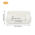 thumbnail image 2 of YOHAVEN Plush Pet Sofa Bed Corduroy Fleece Chair Couch for Small Medium Dogs Cats Indoor Cozy Warm Supportive Cushion Home Apartment, 2 of 2