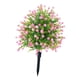 thumbnail image 1 of Árbol topiario artificial para exteriores, plantas artificiales con estacas de tierra, arbustos con Rosa, 1 of 9