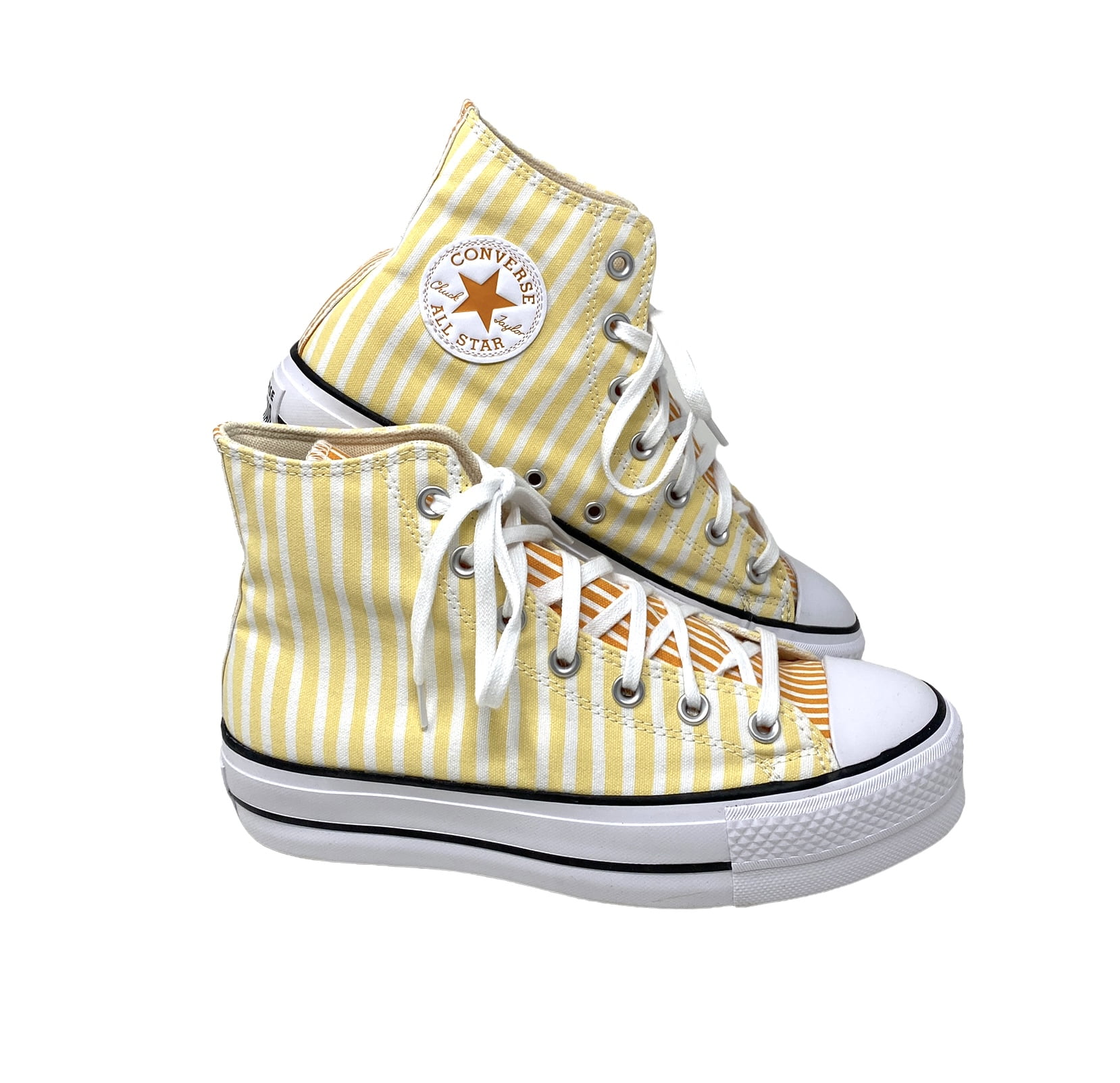 Converse Chuck Taylor Platform High Yellow Women Canvas A03298C -