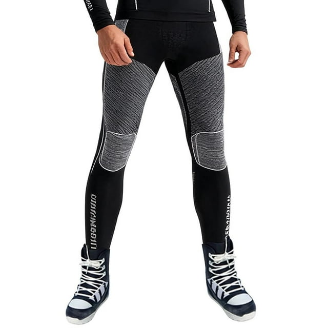RXMEKW Pantalon de Randonnée Homme, Pantalon de Ski Homme Séchage Rapide Hiver Extérieur Cyclisme Course Randonnée Sports Fonctionnel Pantalon Chaud Pantalon Long