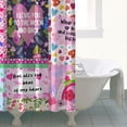 thumbnail image 4 of Waterproof Boho Patchwork Vintage Shower Curtain 72x72 Inch Bohemian Style Stitching Colorful Floral Retro Shower Curtains for Bathroom Hotel Home Decor with 12 Hooks, 4 of 5