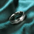 thumbnail image 2 of HSHDLDF 4mm 6mm 8mm 10mm Black Titanium Rings Wedding Band Matte Comfort Fit for Men Women, 2 of 6