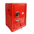 thumbnail image 1 of MasteelfCA 1PC Miniature Metal Safe Box Creative Iron Piggy Bank Mini Strongbox Shape Saving Pot Desktop Money Box Ornaments for Home Red, 1 of 7